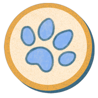 Button Hundepfote für mehr Infos