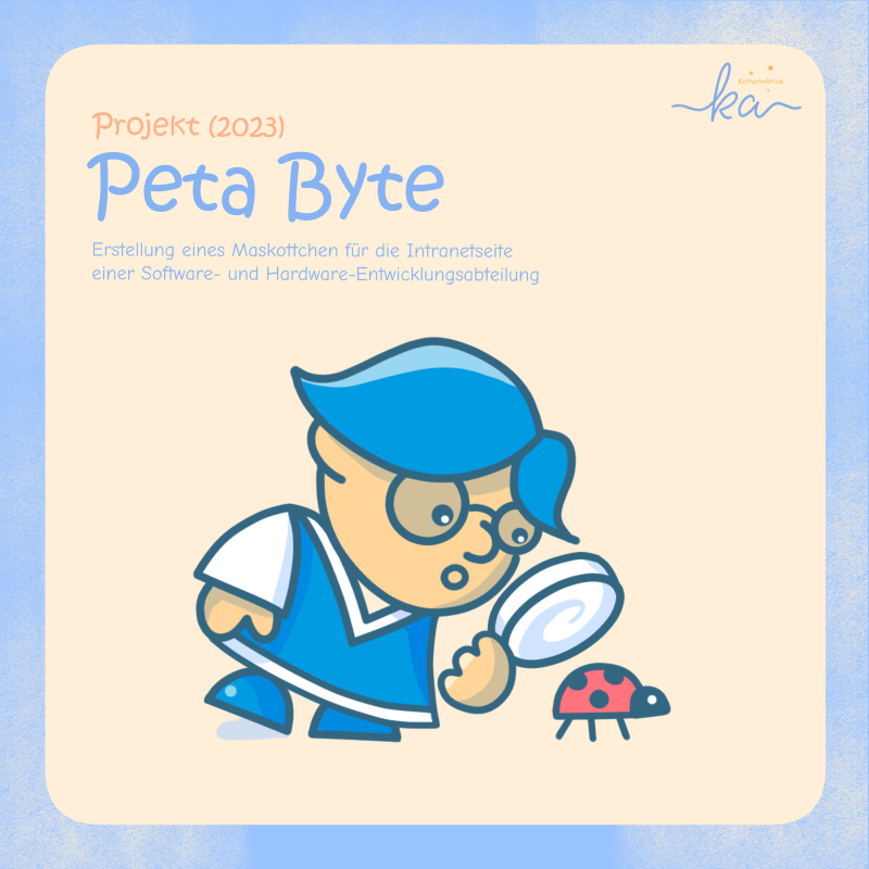 Projekt Peta-Byte - Ein Maskottchen für die Software-Entwicklungsabteilung